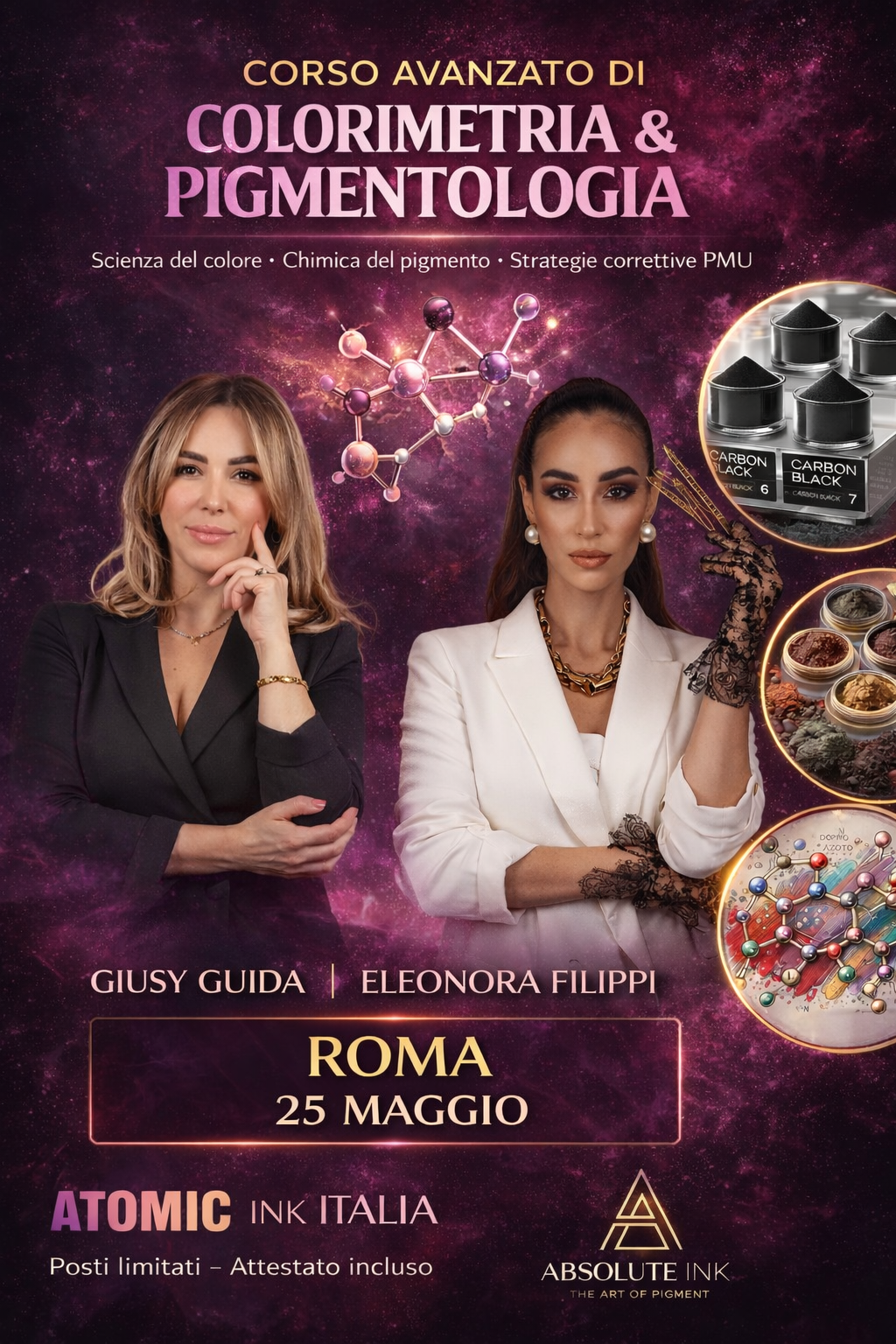 Absolute Ink Corso Atomic Ink - ROMA 25 MAGGIO 2026 – ABSOLUTE INK™