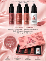 SET 3D LIPS - 4 Pigmenti - ABSOLUTE INK™