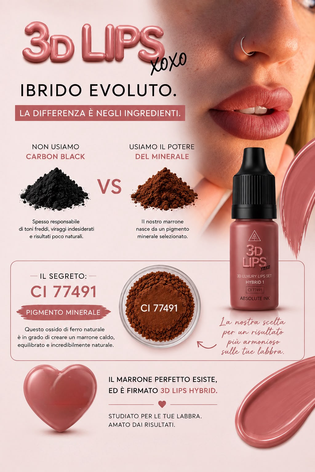 SET 3D LIPS - 4 Pigmenti - ABSOLUTE INK™
