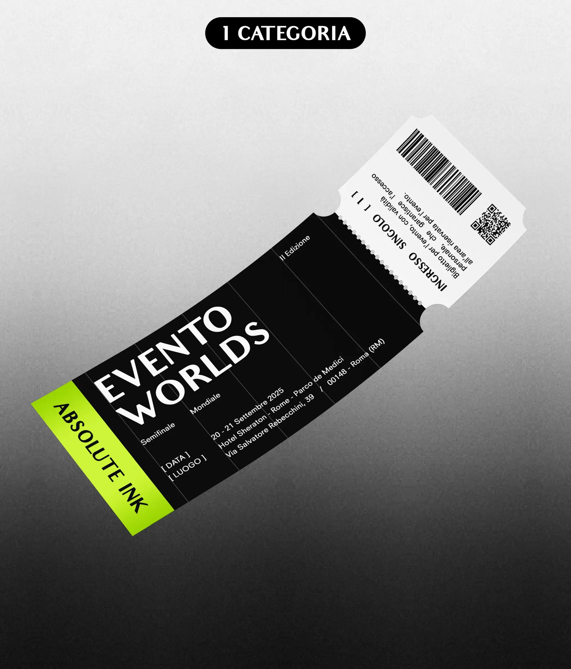 Evento WORLDS - 1 Categoria - ABSOLUTE INK™