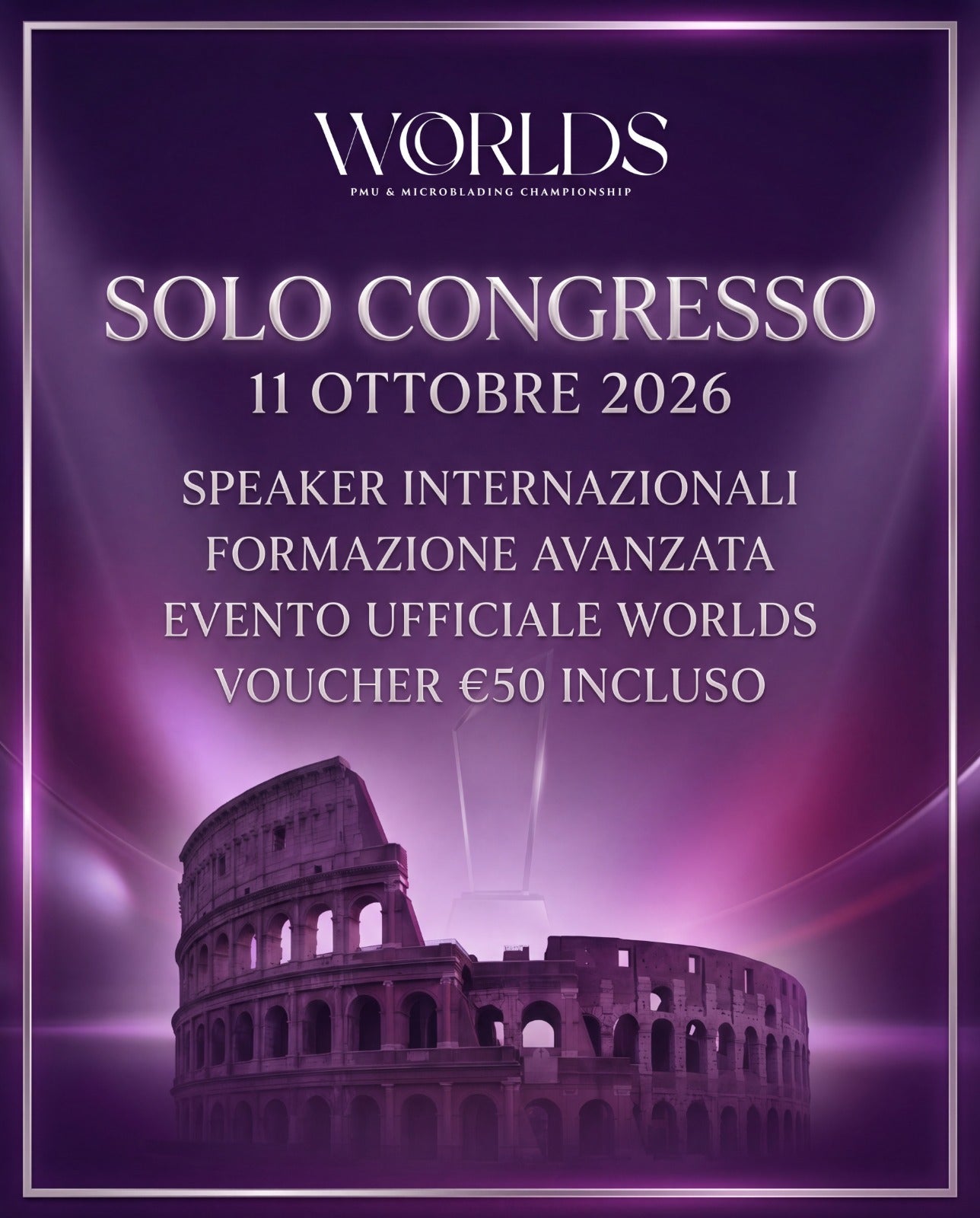 Congresso WORLDS 11 OTTOBRE 2026 - ABSOLUTE INK™