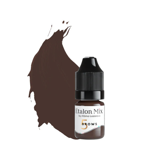 ETALON - ETALON MIX N.5 Dark Chocolate [5ml] - pigmento per sopracciglia - ABSOLUTE INK™